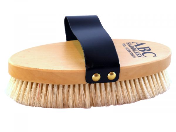 Body Brush Wood Backed Goat Hair