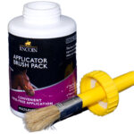 Hoof Oil Can with Screw Lid Brush 400ml