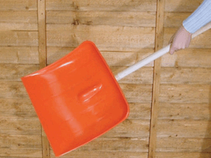 Shovel Snow Orange with Handle