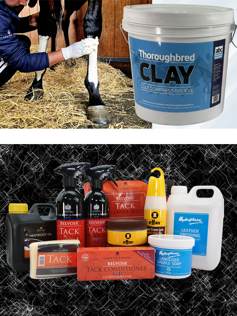 Horses Leg Clay & Leather Cleaning Products
